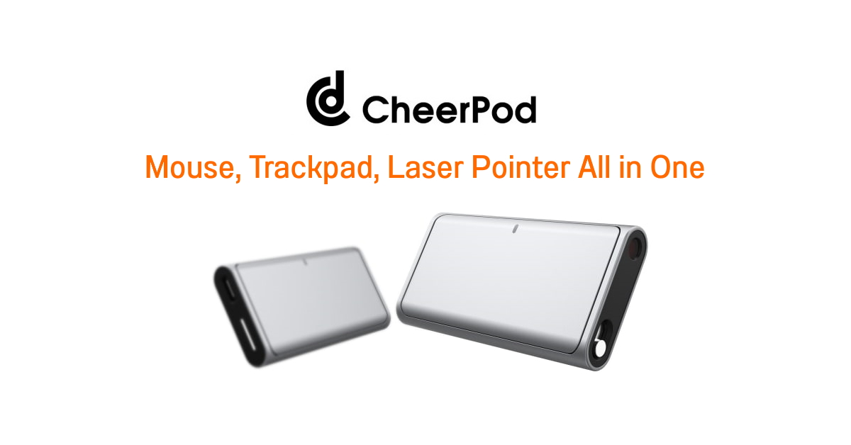 CheerPod Portable mini air Mouse with Touchpad